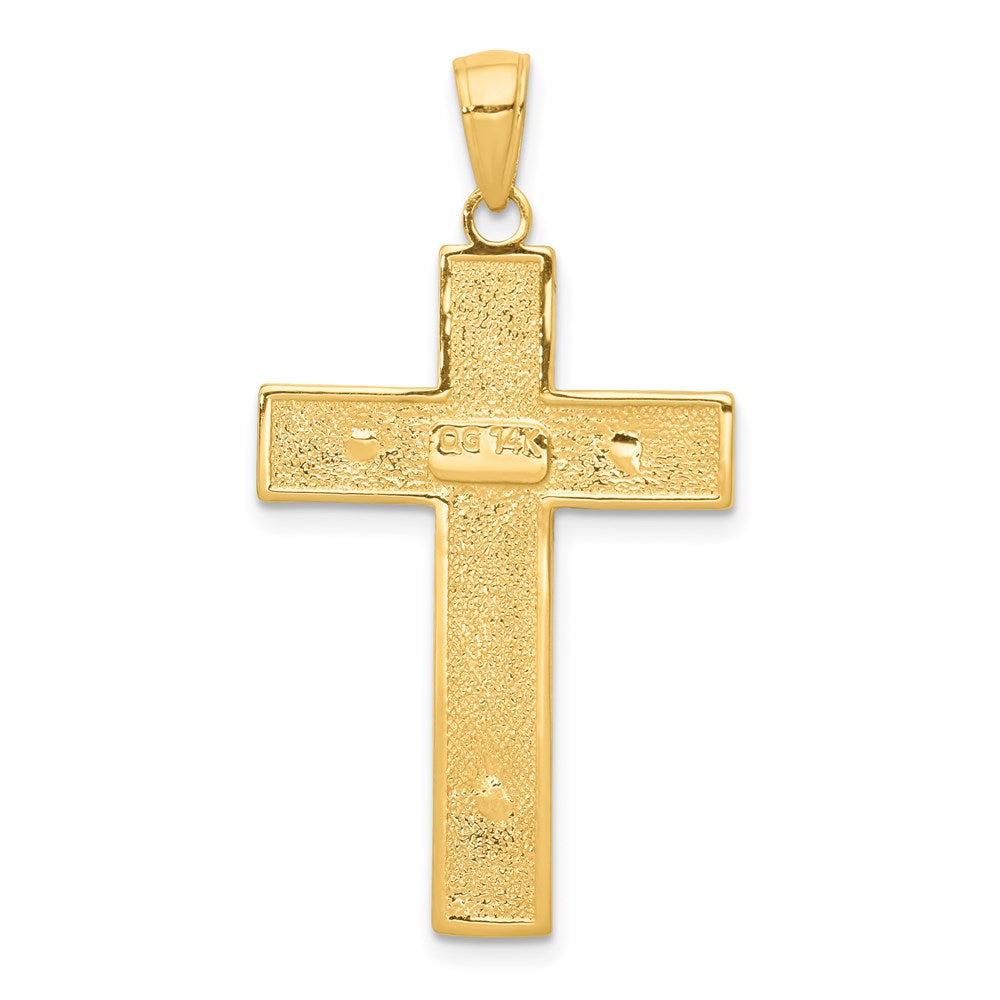 14k Yellow Gold Crucifix Pendant