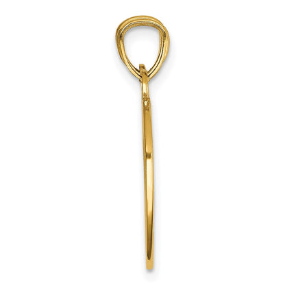 14k Yellow Gold BEST FRIENDS Heart Break Apart Pendants
