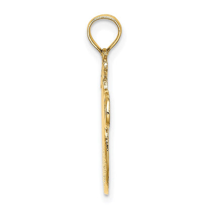 14k Yellow Gold Noahs Ark Charm