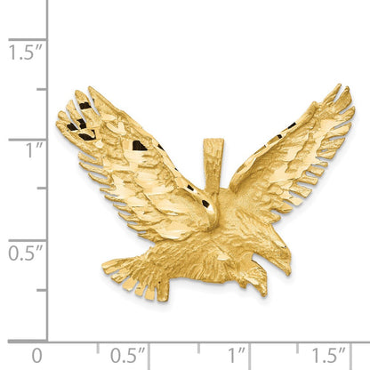 14k Yellow Gold Eagle Pendant