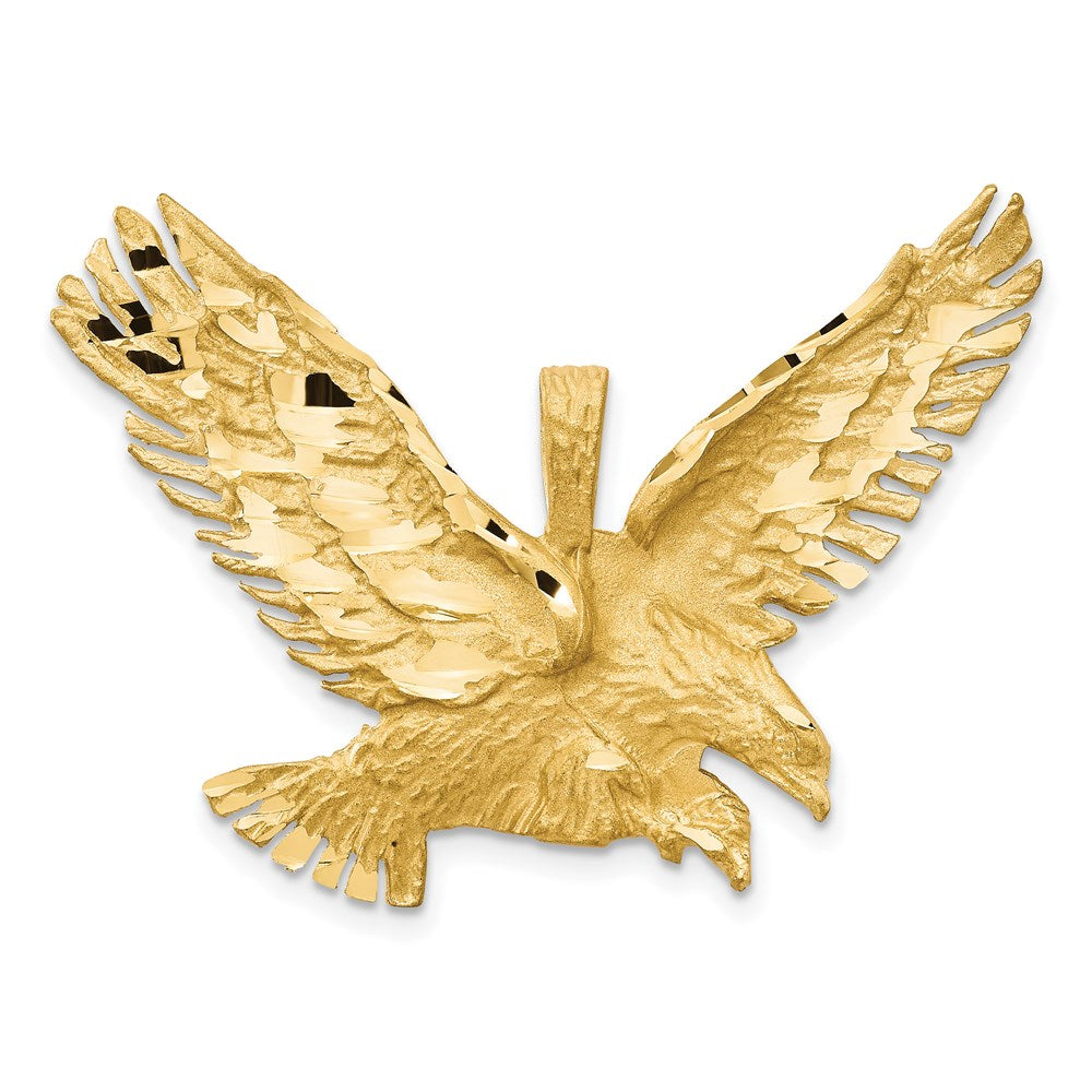 14k Yellow Gold Eagle Pendant