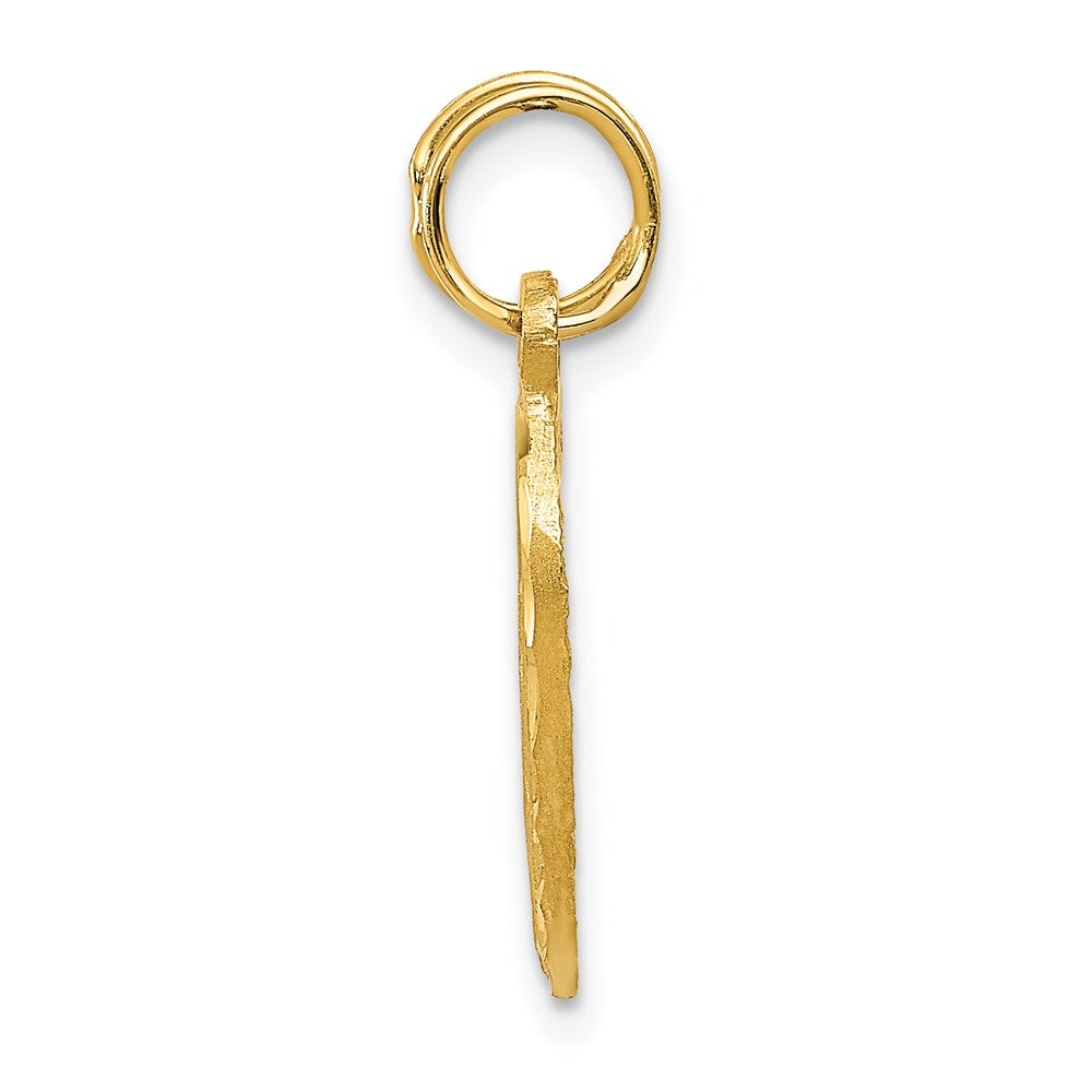 14k Yellow Gold Break Apart MY LOVE TO YOU I GIVE MY HEART Charm