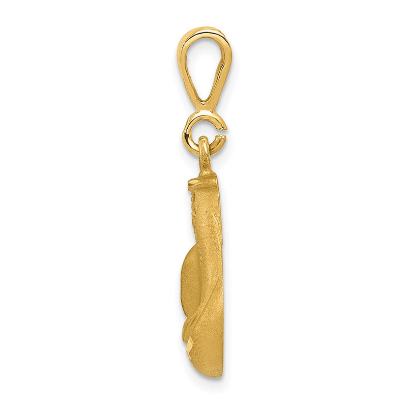 14k Yellow Gold Boxing Glove Charm