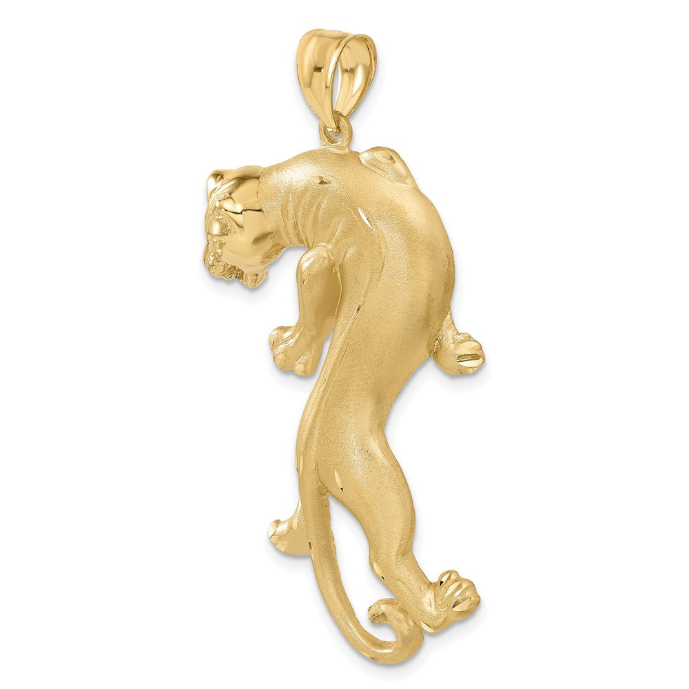 14k Yellow Gold Panther Pendant