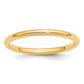 Solid 18K Yellow Gold 2mm Standard Comfort Fit Men's/Women's Wedding Band Ring Size 5