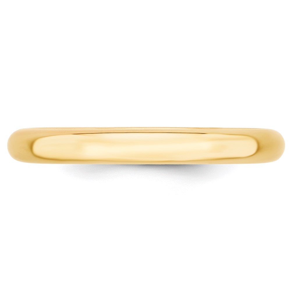 Solid 18K Yellow Gold 3mm Comfort Fit Men's/Women's Wedding Band Ring Size 7.5