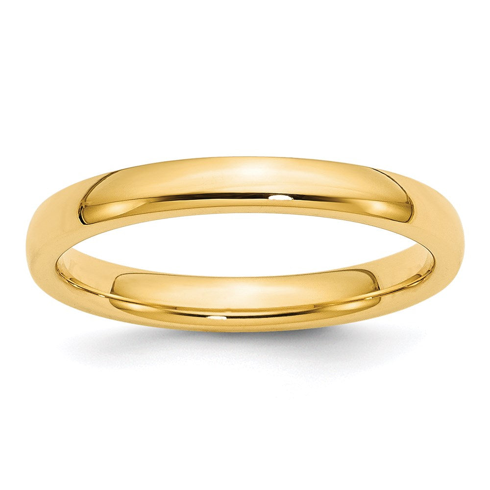 Solid 18K Yellow Gold 3mm Comfort Fit Men's/Women's Wedding Band Ring Size 10.5
