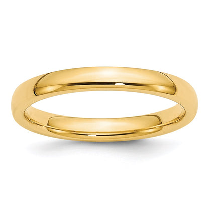 Solid 18K Yellow Gold 3mm Standard Comfort Fit Men's/Women's Wedding Band Ring Size 12.5