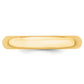 Solid 18K Yellow Gold 4mm Comfort Fit Men's/Women's Wedding Band Ring Size 4