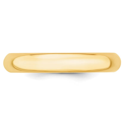 Solid 18K Yellow Gold 4mm Comfort Fit Men's/Women's Wedding Band Ring Size 6