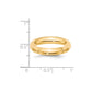 Solid 18K Yellow Gold 4mm Comfort Fit Men's/Women's Wedding Band Ring Size 6.5