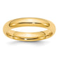 Solid 18K Yellow Gold 4mm Standard Comfort Fit Men's/Women's Wedding Band Ring Size 14
