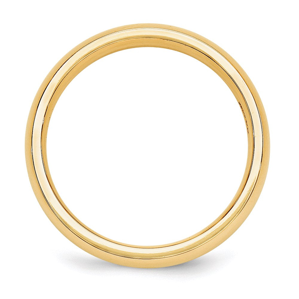 Solid 18K Yellow Gold 5mm Standard Comfort Fit Men's/Women's Wedding Band Ring Size 14