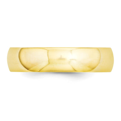 Solid 18K Yellow Gold 5mm Standard Comfort Fit Men's/Women's Wedding Band Ring Size 12.5