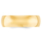 Solid 18K Yellow Gold 7mm Comfort Fit Men's/Women's Wedding Band Ring Size 6.5
