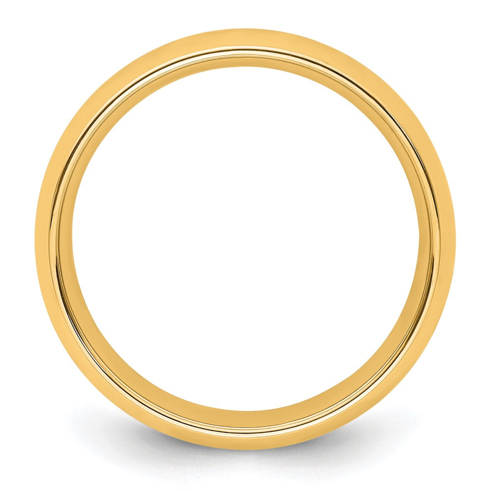 Solid 14K Yellow Gold 8mm Comfort Fit Men's/Women's Wedding Band Ring Size 6
