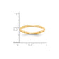 Solid 18K Yellow Gold 2mm Light Weight Comfort Fit Men's/Women's Wedding Band Ring Size 11
