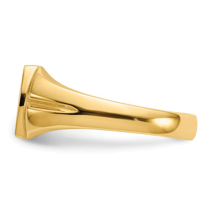 14K Yellow Gold Signet Ring