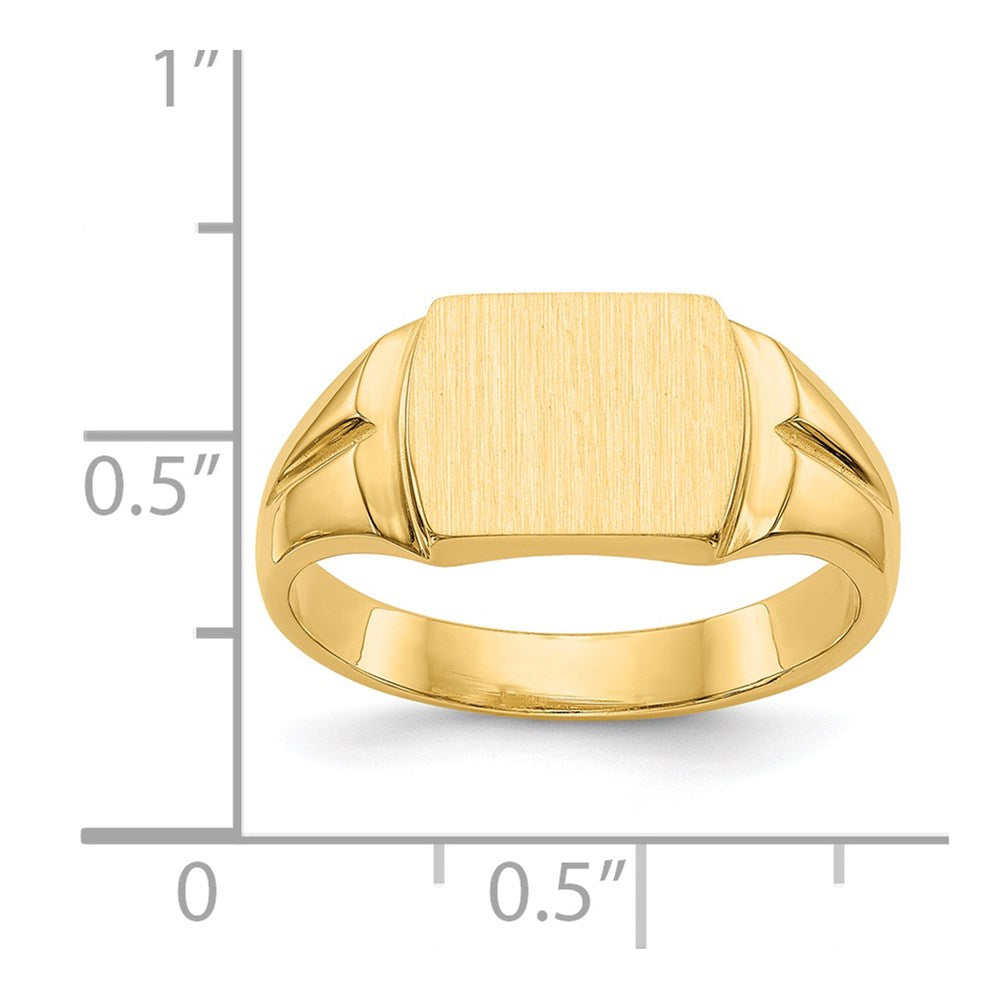 14K Yellow Gold Signet Ring