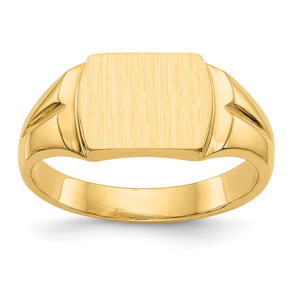 14K Yellow Gold Signet Ring