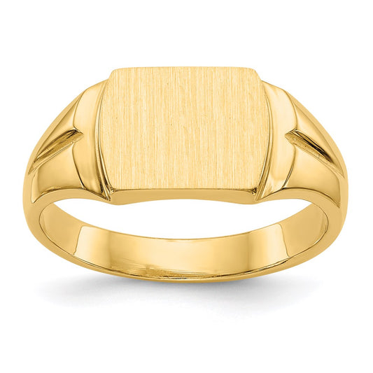 14K Yellow Gold Signet Ring