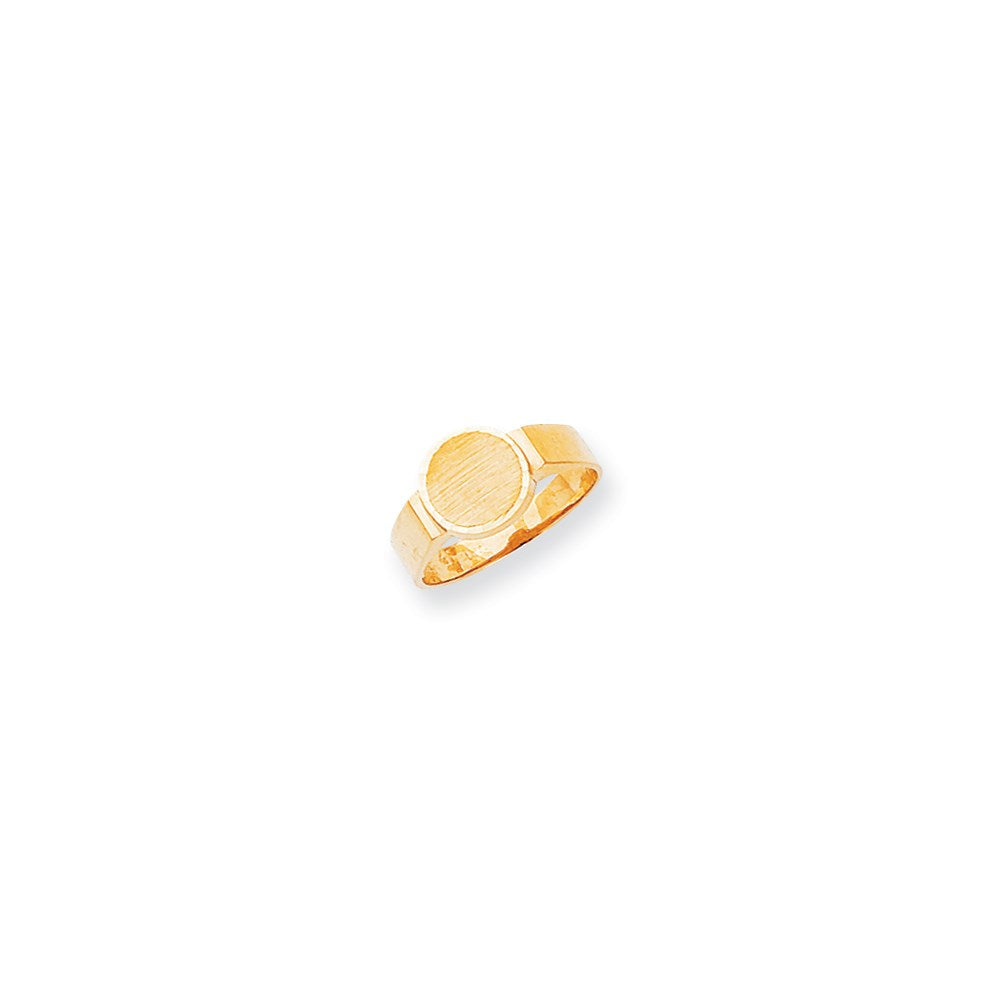 14K Yellow Gold Signet Ring