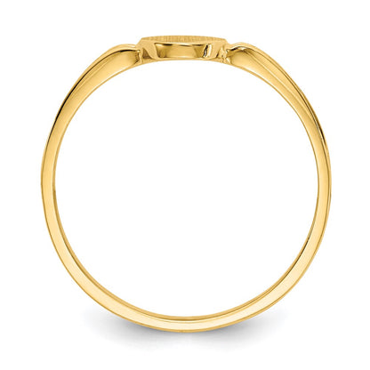 14K Yellow Gold Signet Ring