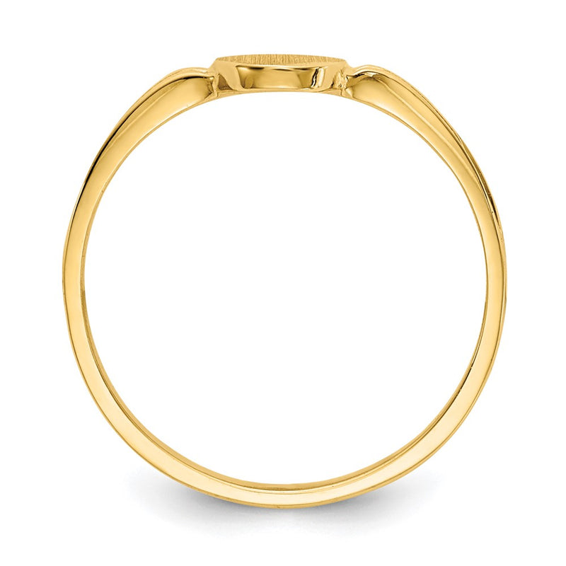 14K Yellow Gold Signet Ring