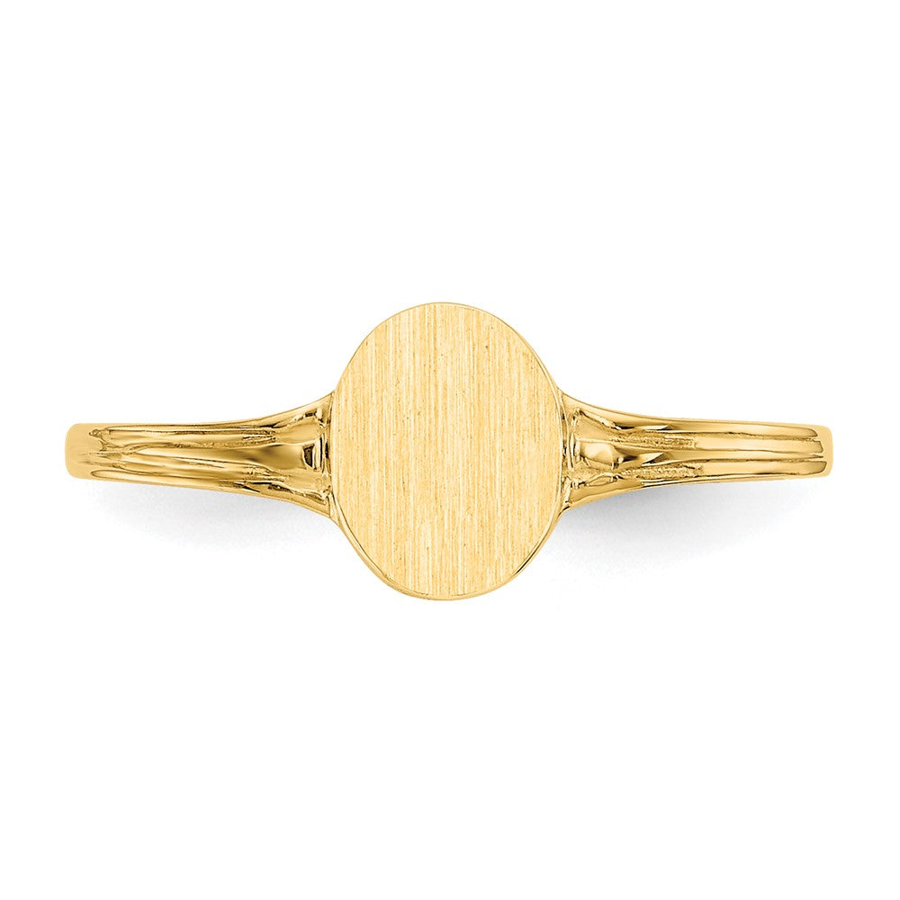 14K Yellow Gold Signet Ring