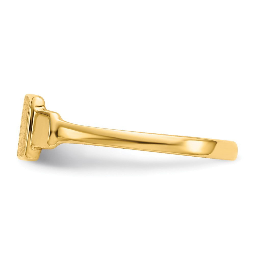 14K Yellow Gold Signet Ring
