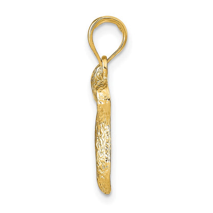14k Yellow Gold Chai Pendant