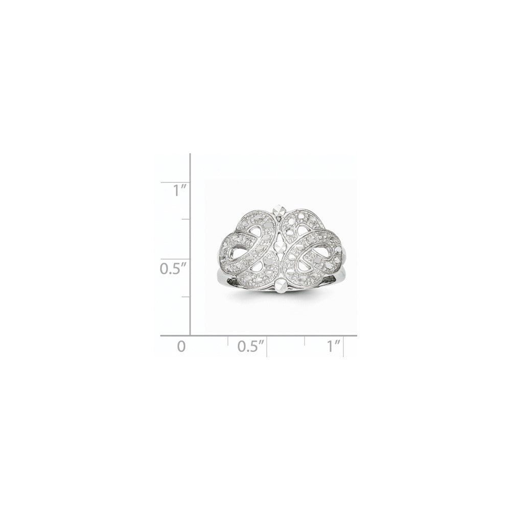 14k White Gold Fancy Ring