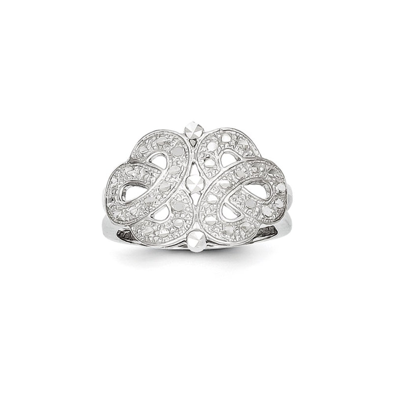 14k White Gold Fancy Ring