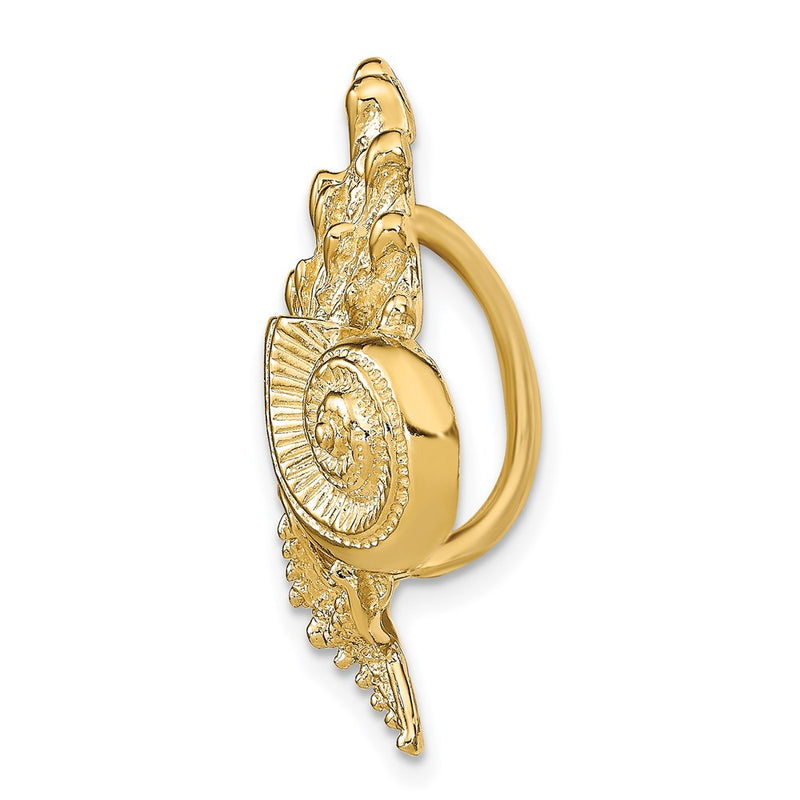 14k Yellow Gold Sea Life Slide