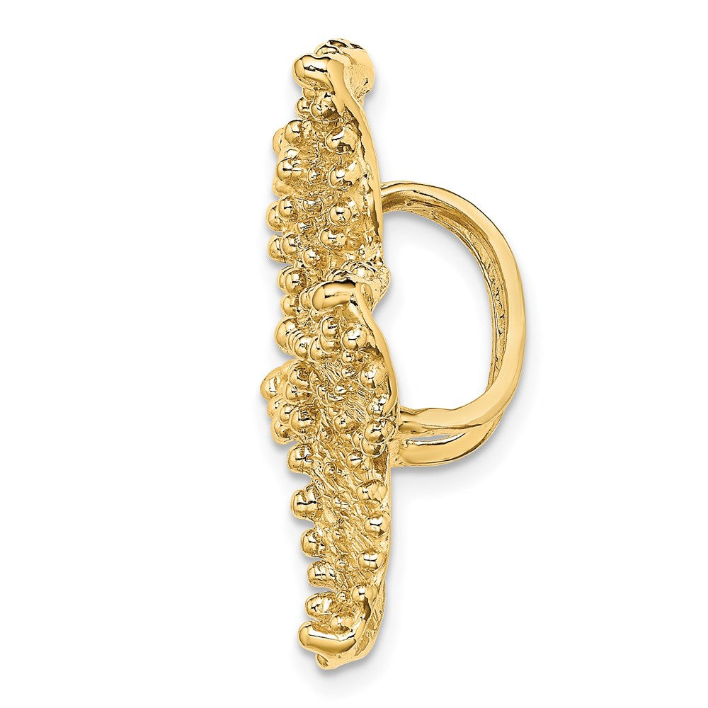 14k Yellow Gold Small Starfish Slide