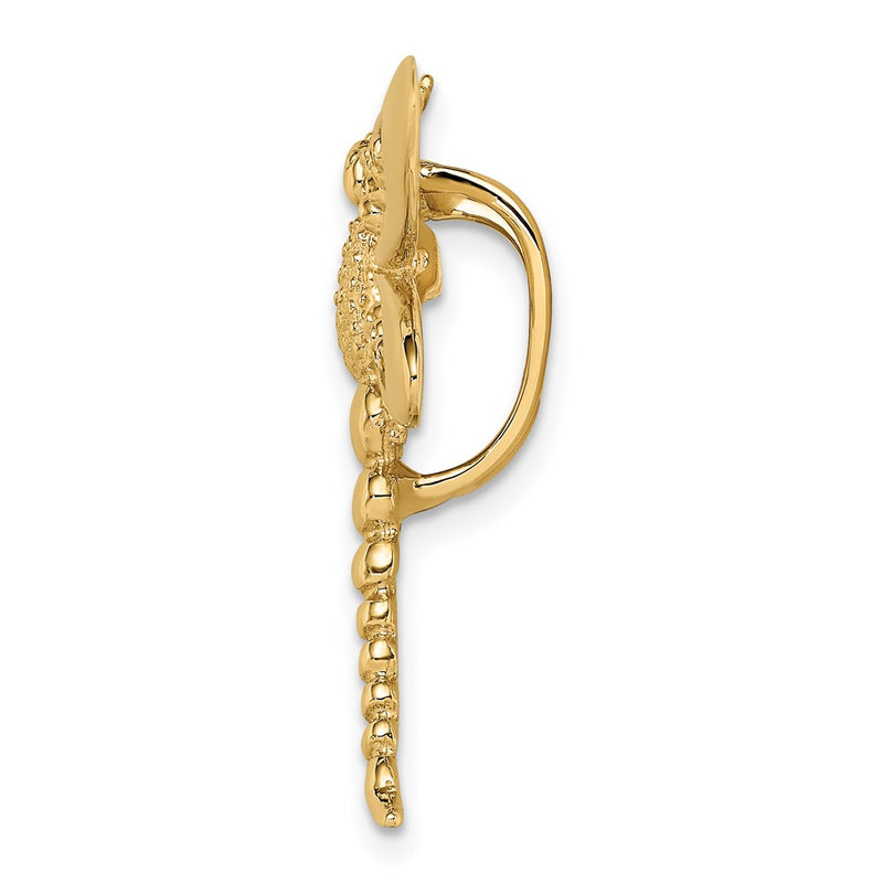 14k Yellow Gold Dragonfly Slide