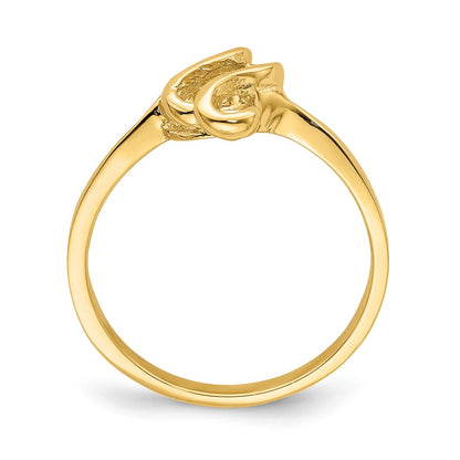 14K Yellow Gold Free Form Ring