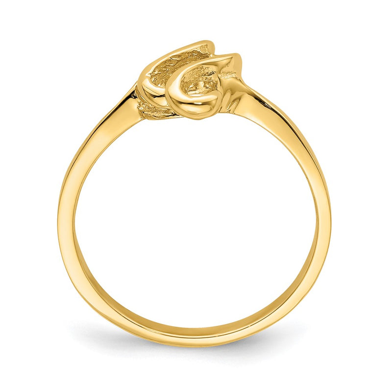 14K Yellow Gold Free Form Ring