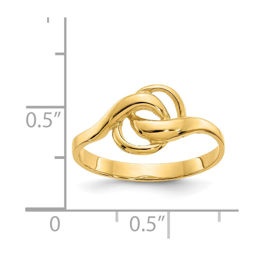 14K Yellow Gold Free Form Ring