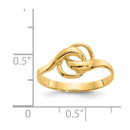 14K Yellow Gold Free Form Ring
