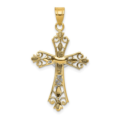 14k Two-tone Gold Pendant