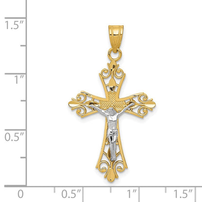 14k Two-tone Gold Pendant