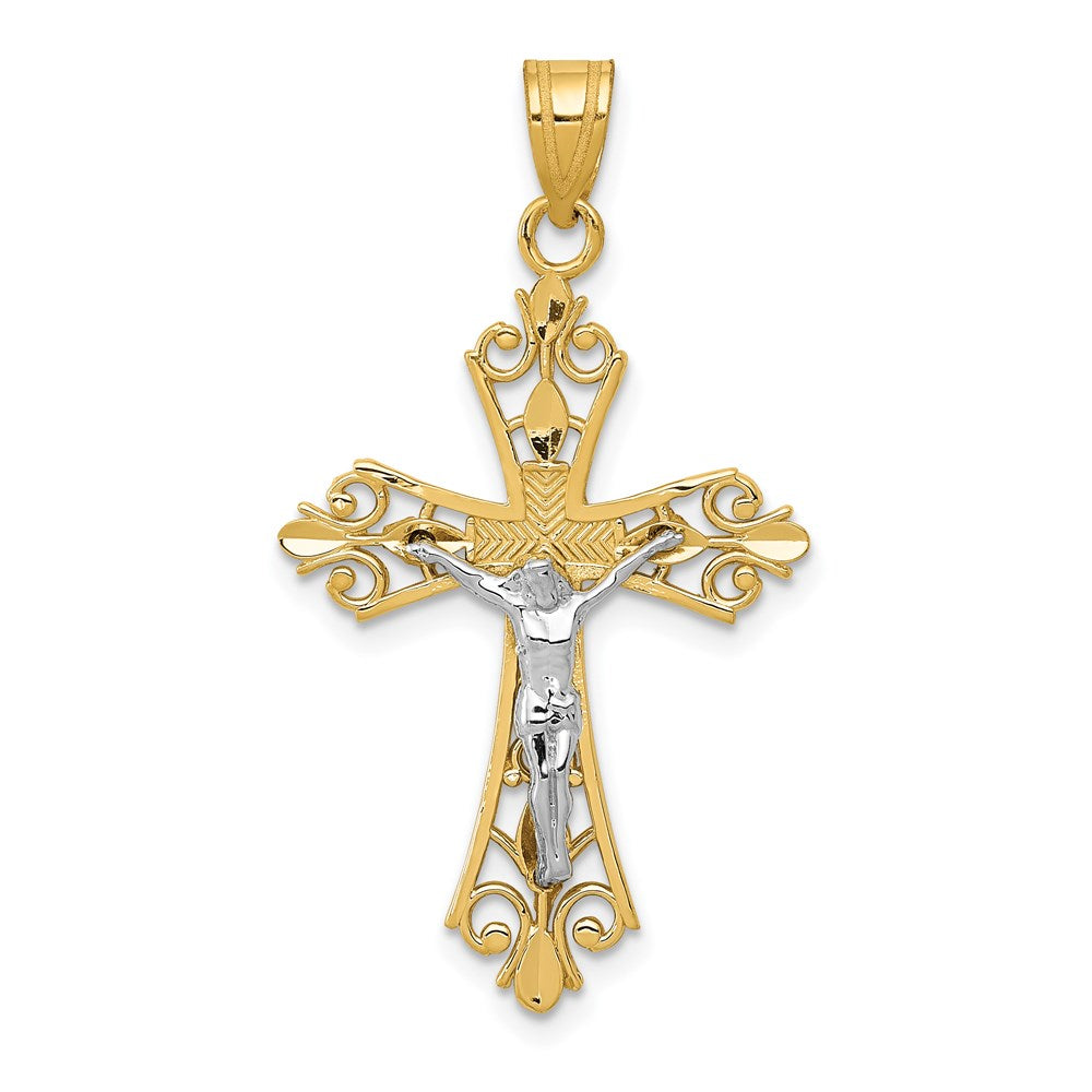 14k Two-tone Gold Pendant