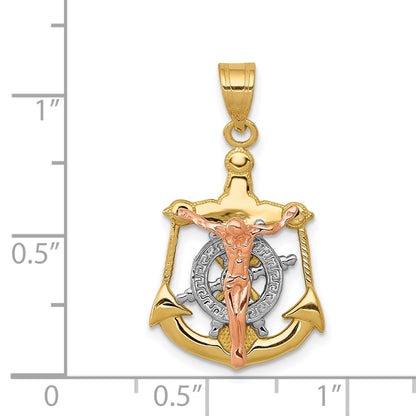 14k Tri-Color Gold Mariners
