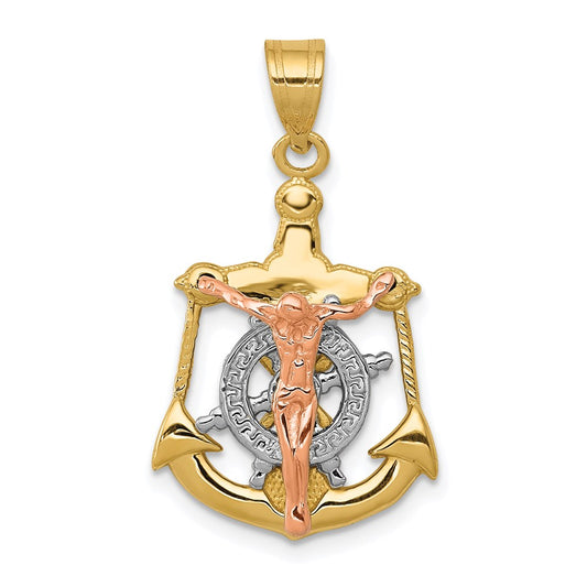 14k Tri-Color Gold Mariners