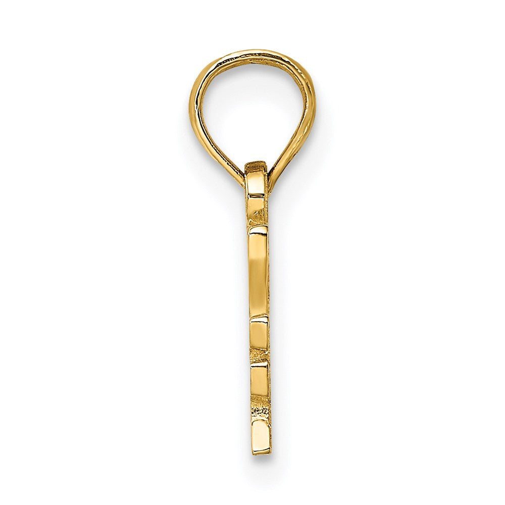 14k Yellow Gold I HEART MY DETECTIVE Charm