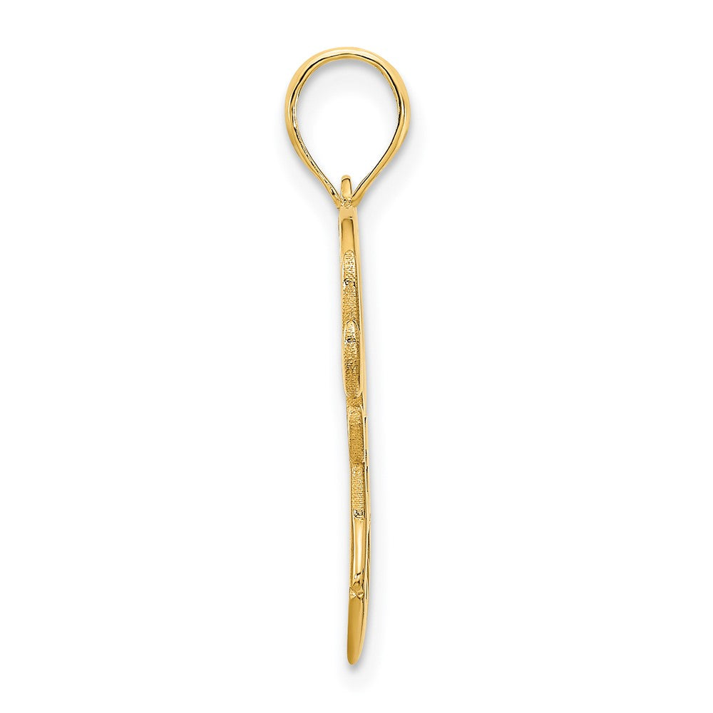 14k Yellow Gold Buck/Deer Pendant