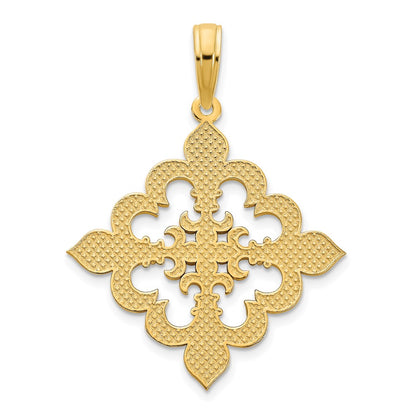 14k Yellow Gold Fancy Pendant