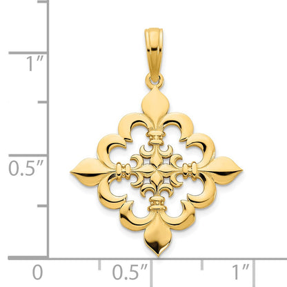14k Yellow Gold Fancy Pendant