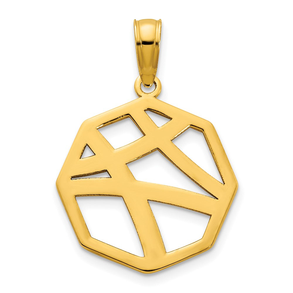 14k Yellow Gold Fancy Pendant